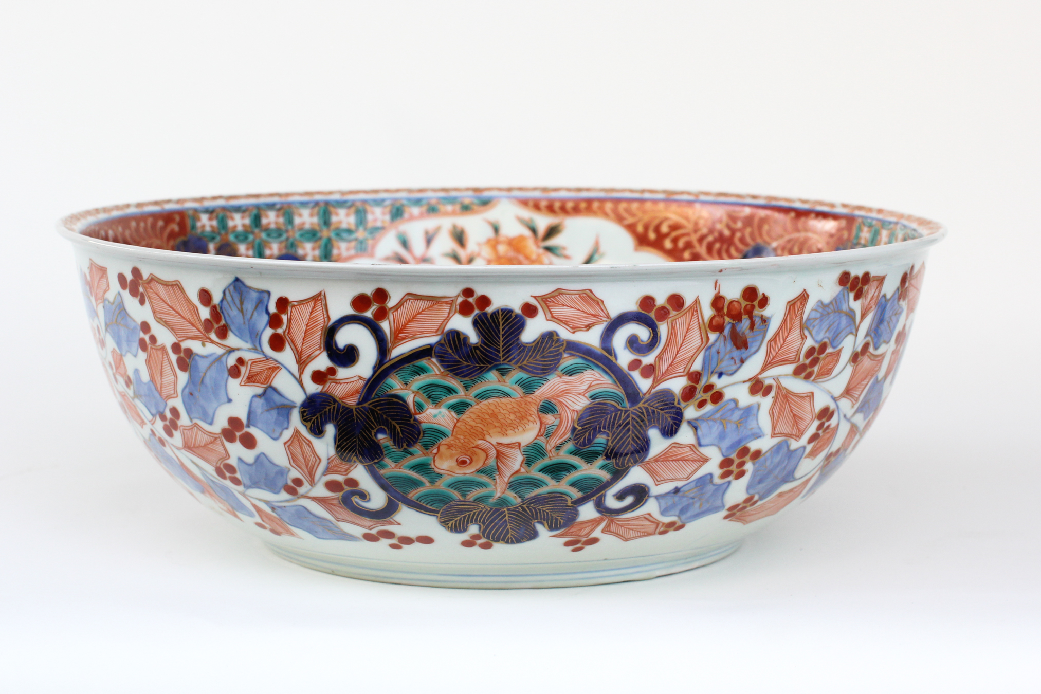 Late 18th Century Japanese Porcelain Bowl, Imari Ware Witherell's
