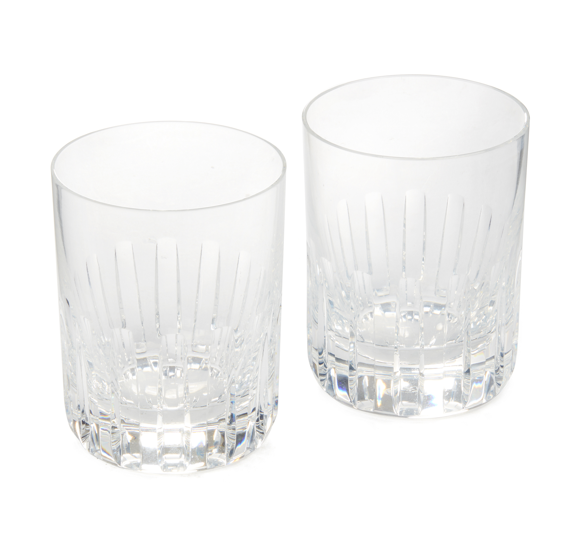 Two Baccarat Double Old Fashioned Glasses | Witherell's Auction House