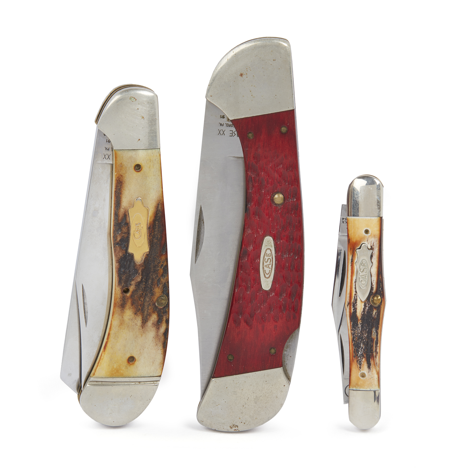 Three Case Knives Witherell's Auction House