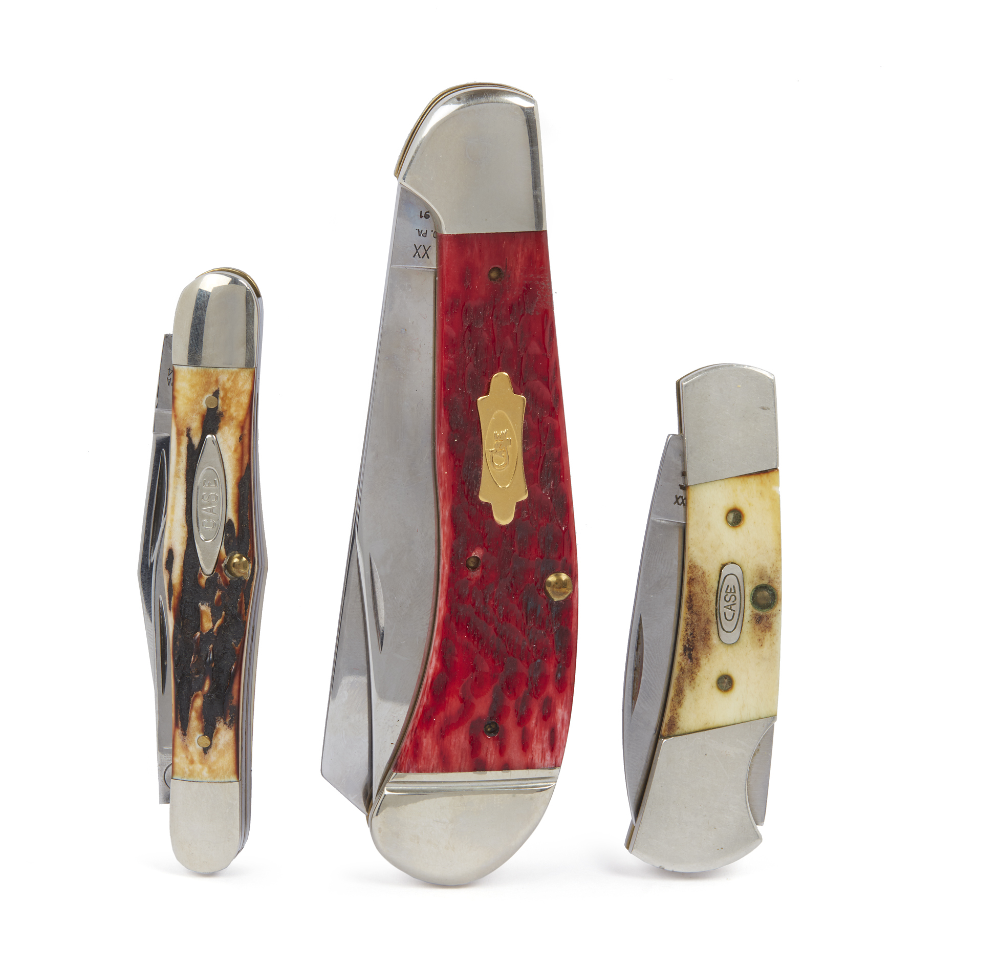 Three Case Knives Witherell's Auction House