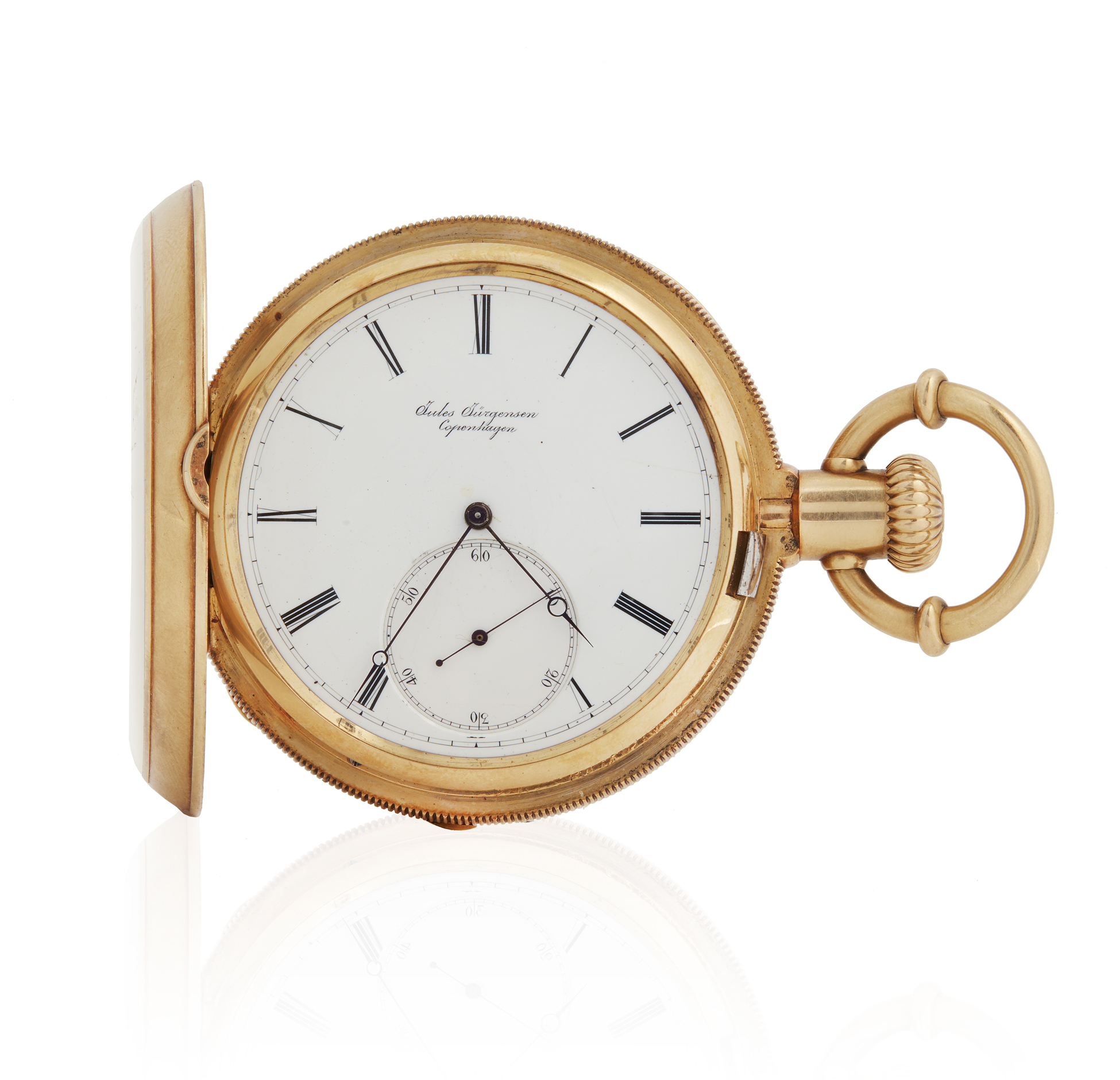 Jules Jurgensen 18k Gold Pocket Watch Witherell's Auction House