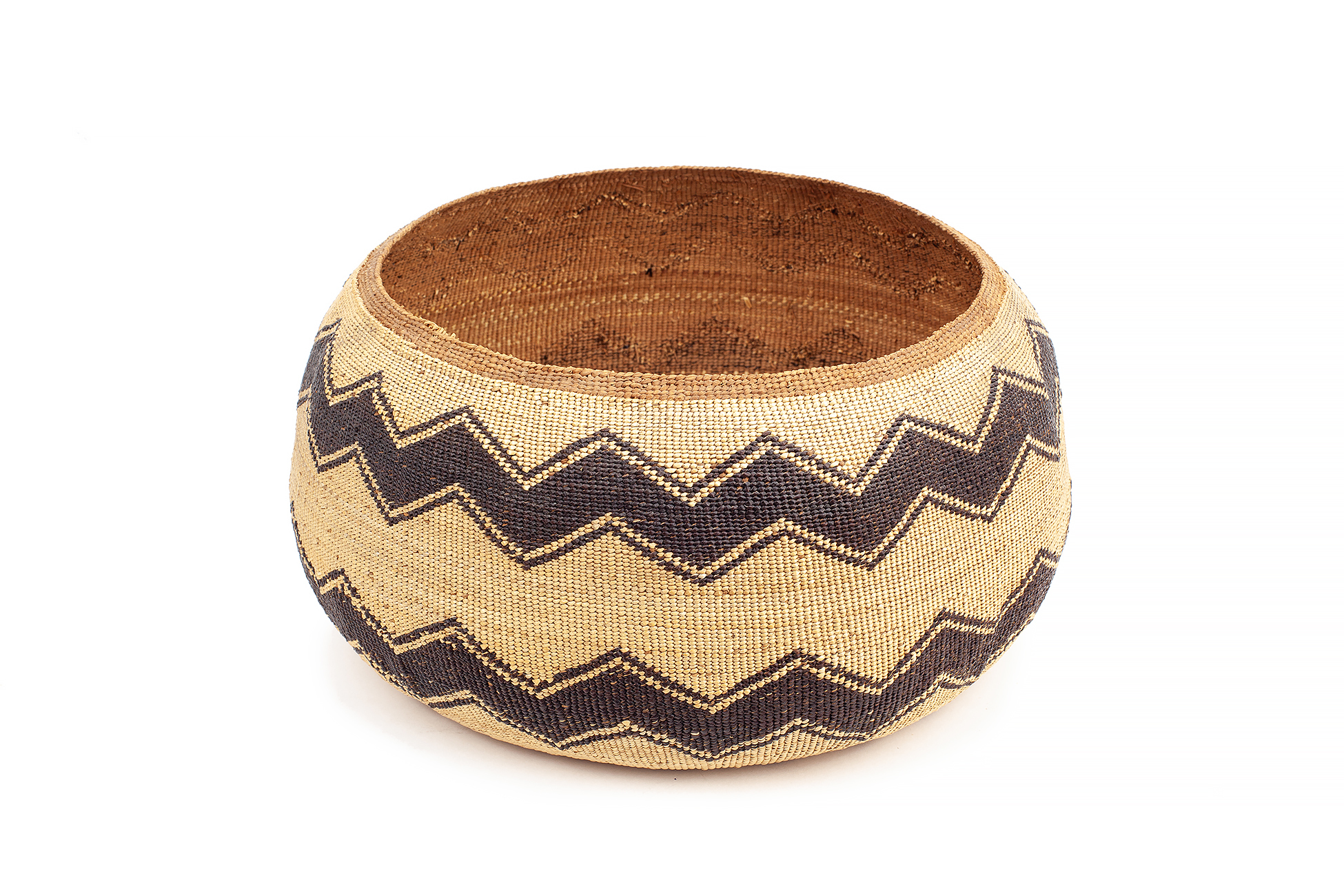 Yurok Twined Trinket Basket with Lid | Witherell's Auction House