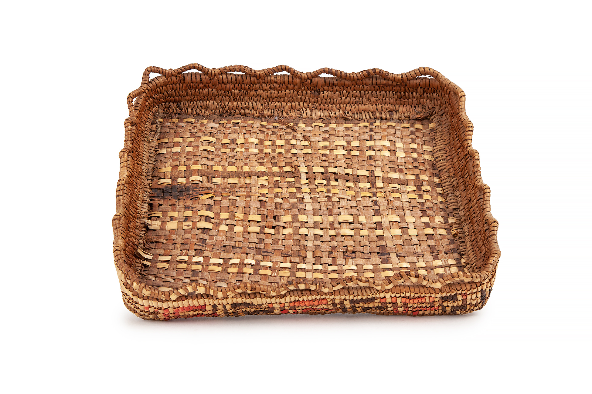 Nisqually Native American Basket Tray Witherell's Auction House