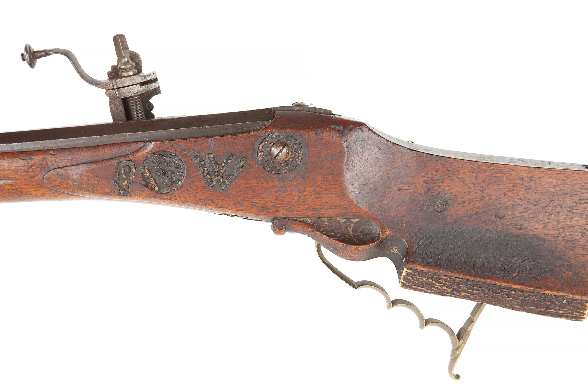 European Wheel lock Rifled Carbine, with stag inlays, ca. 1620 Witherell's Auction House