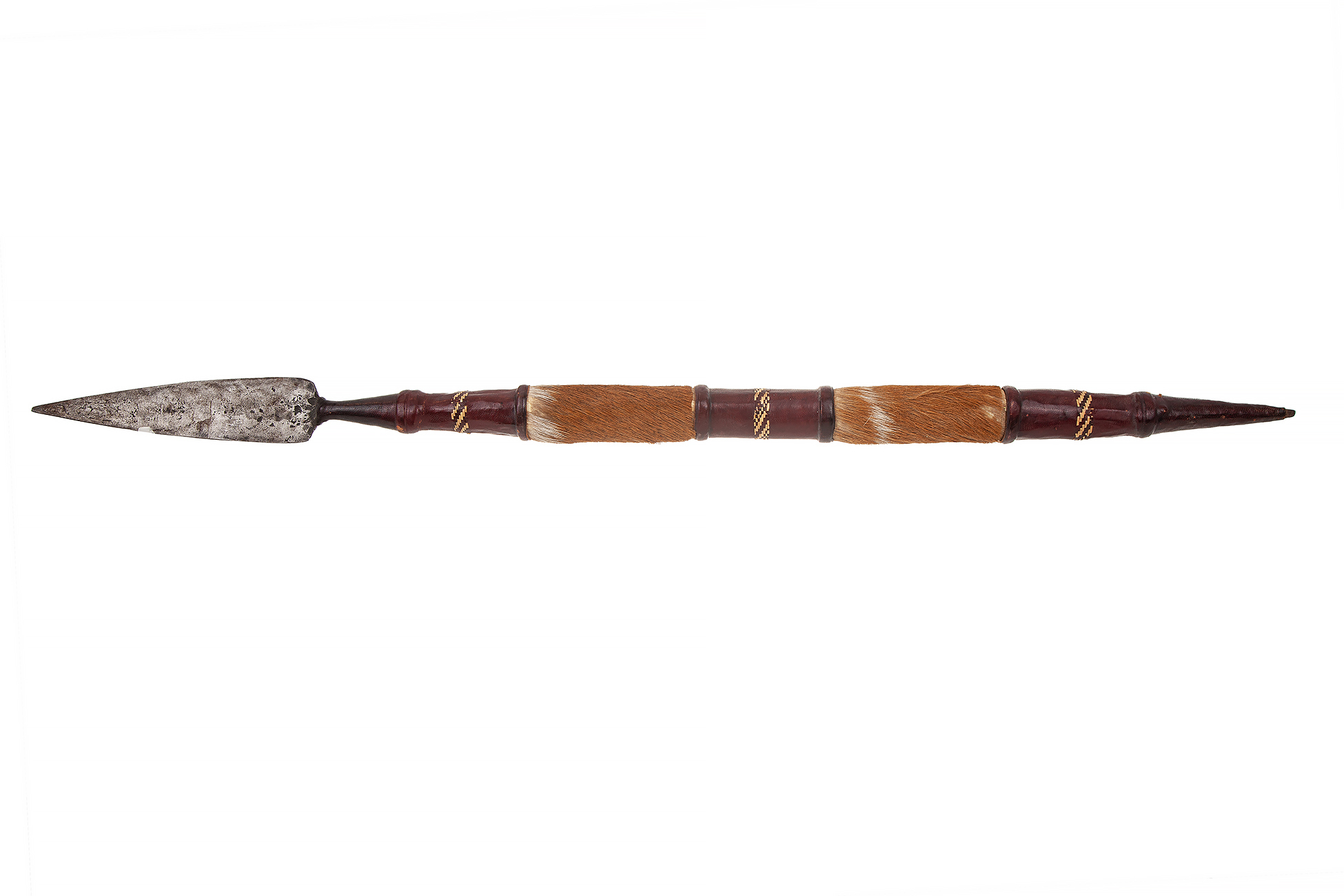 African Short Stabbing Spear Iklwa Witherell's Auction House