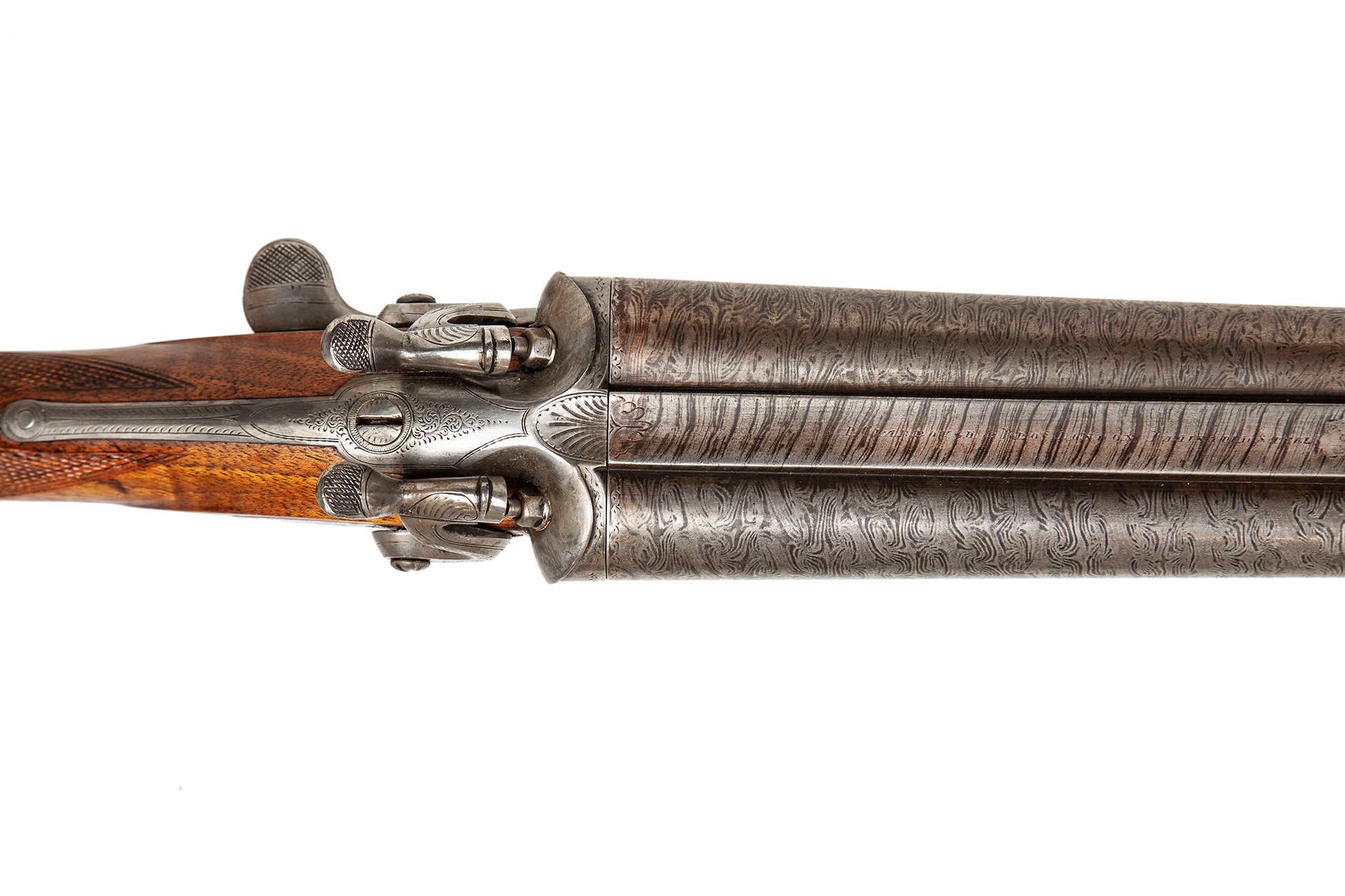 J.P. Clabrough Double Barreled Underlever 10 Gauge Shotgun Witherell