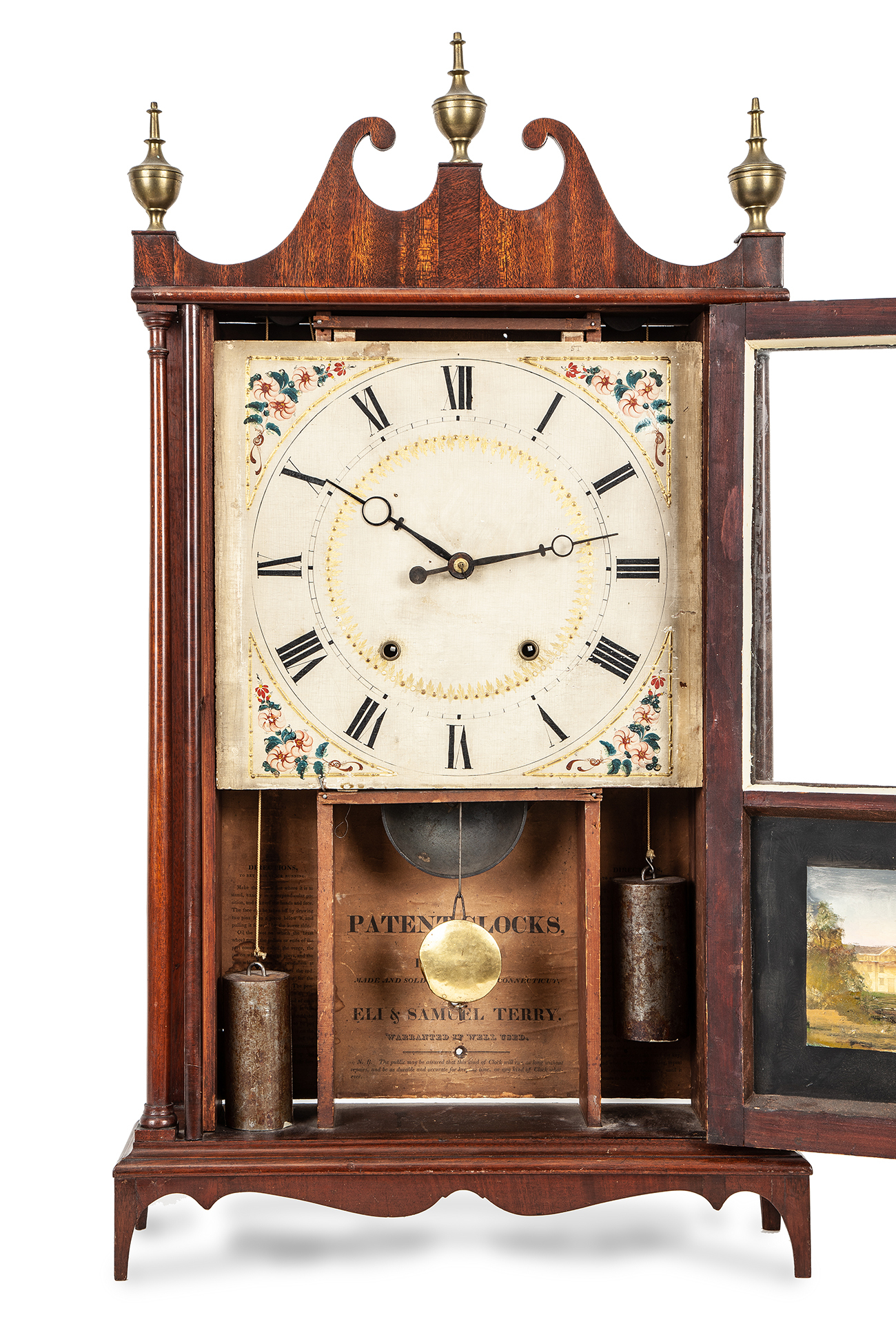 Eli and Samuel Terry Pillar and Scroll Clock Witherell's Auction House