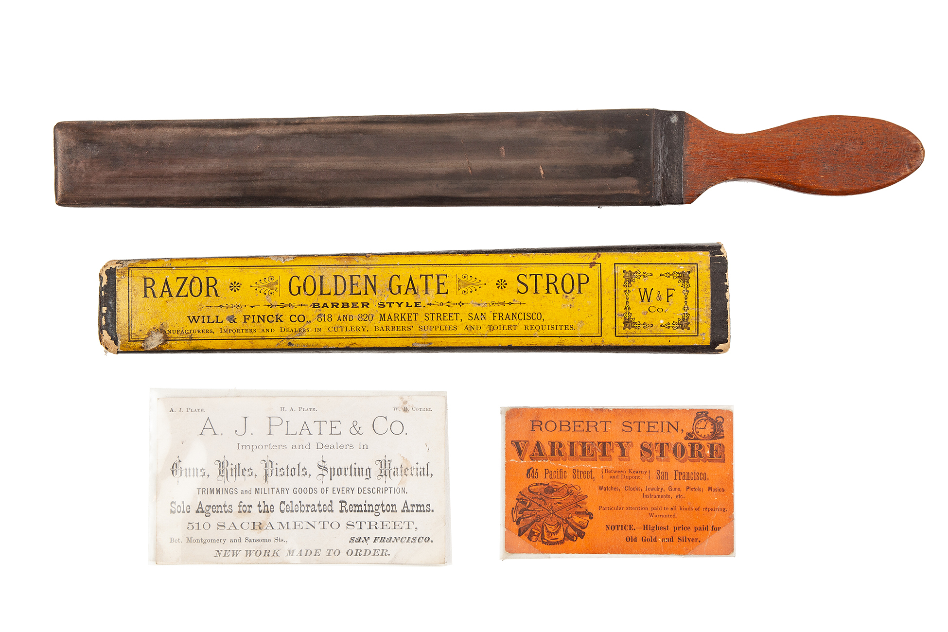 Will & Finck Razor Strop Witherell's Auction House