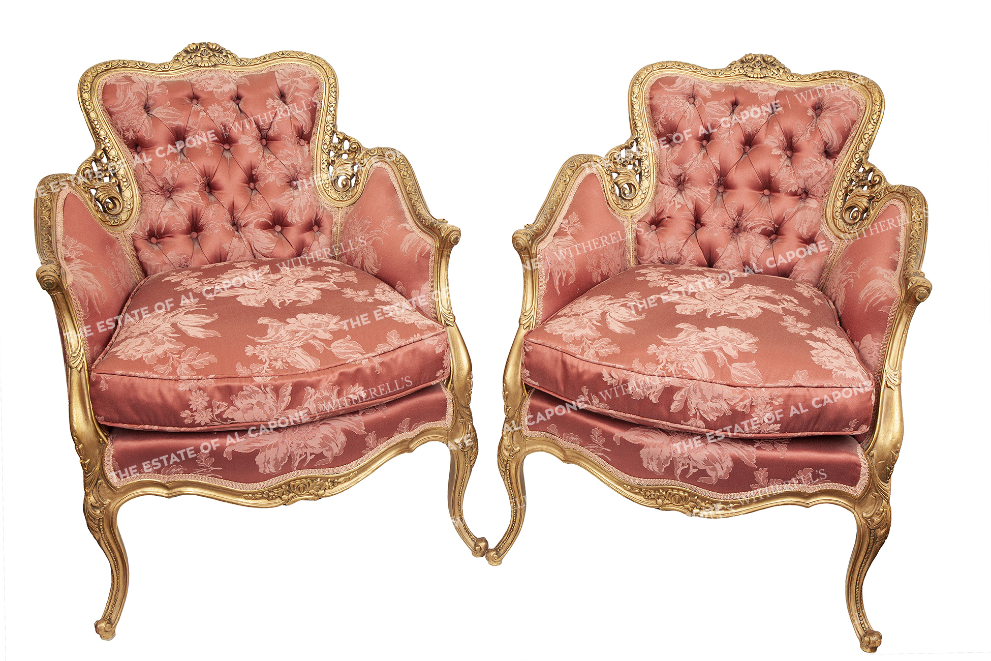 Al and Mae Capone's Decorative Louis XVI Revival Arm Chairs | Witherell's  Auction House
