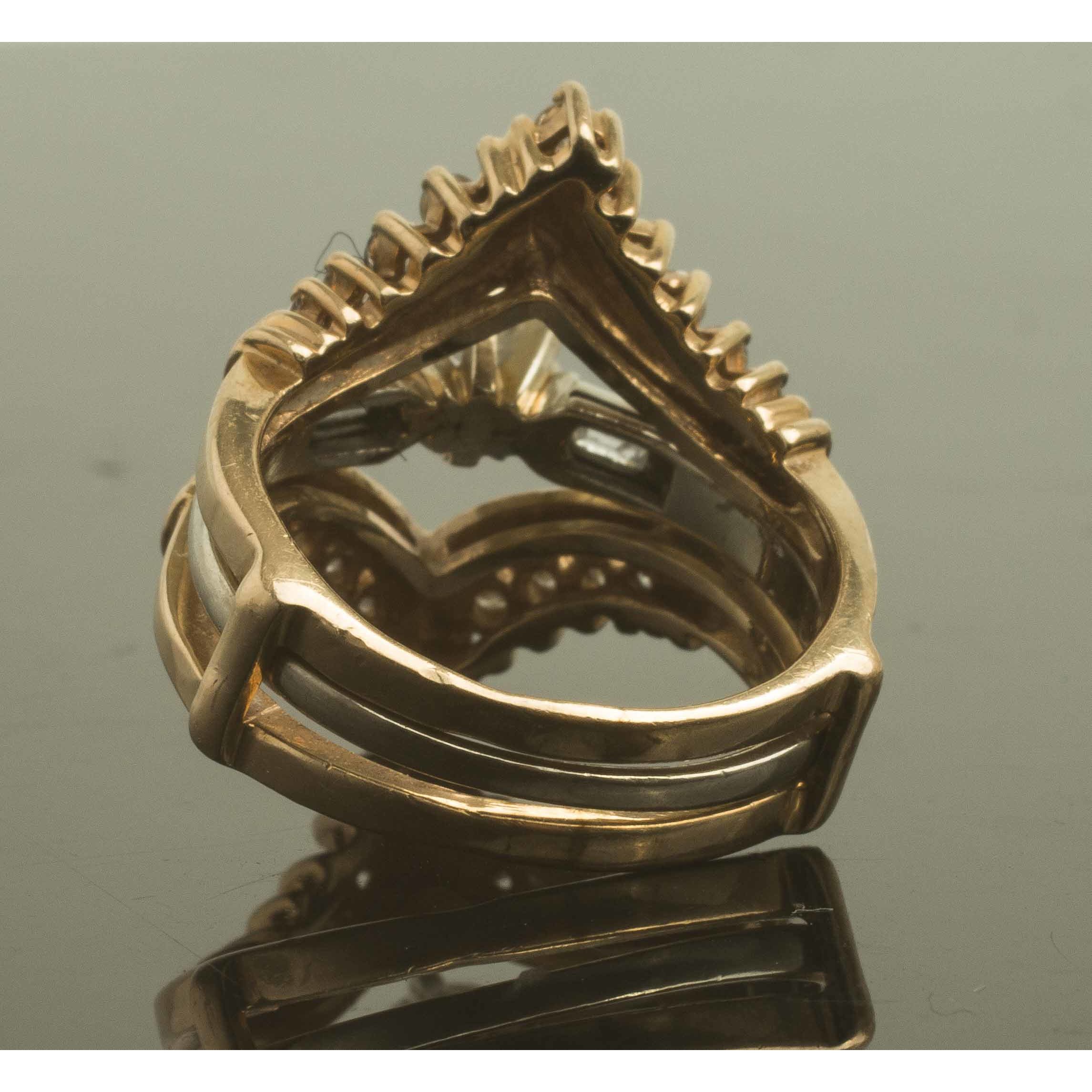 14K Gold & Diamond Ring & Jacket Witherell's Auction House