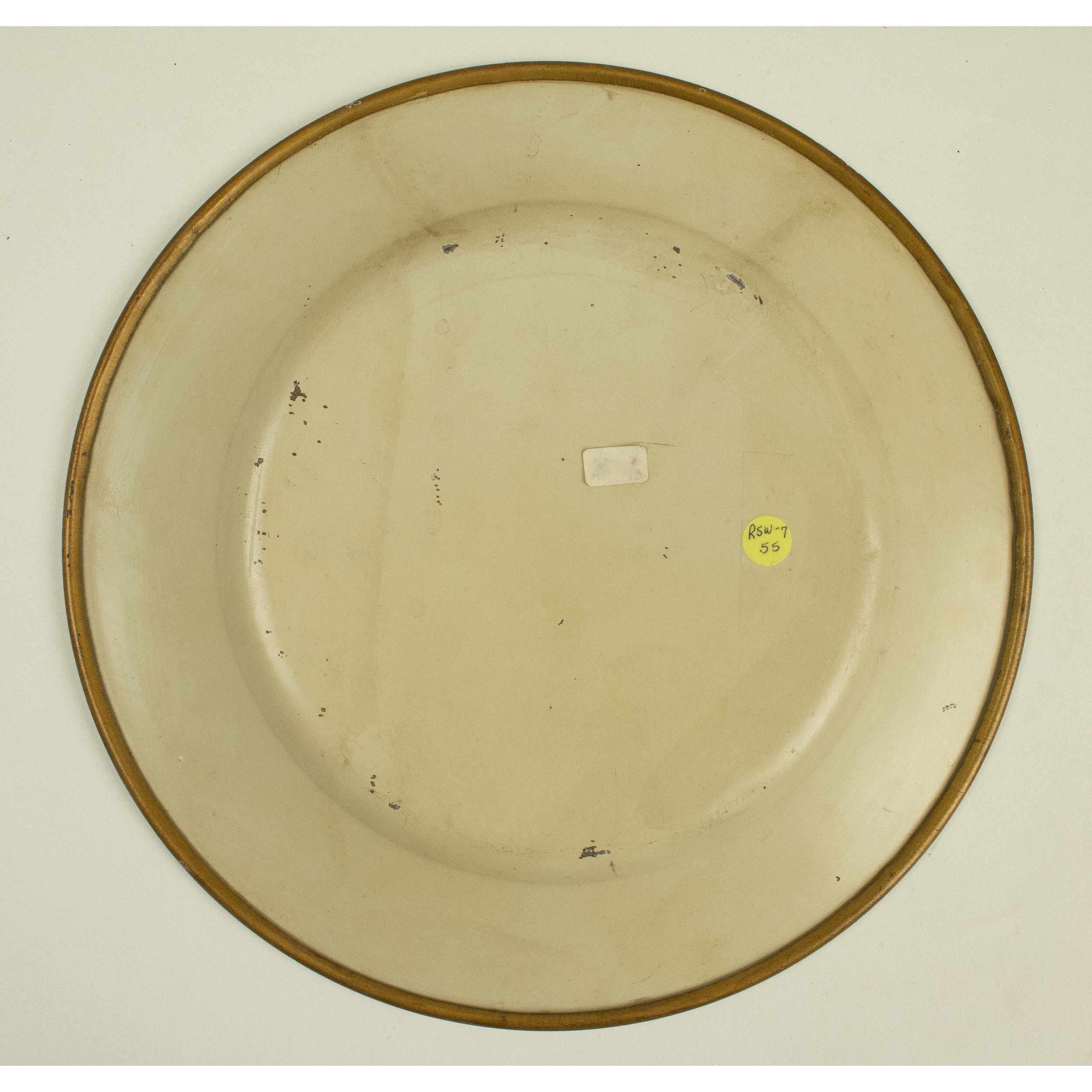 2 Royal Saxony Tin Plates Witherell's Auction House