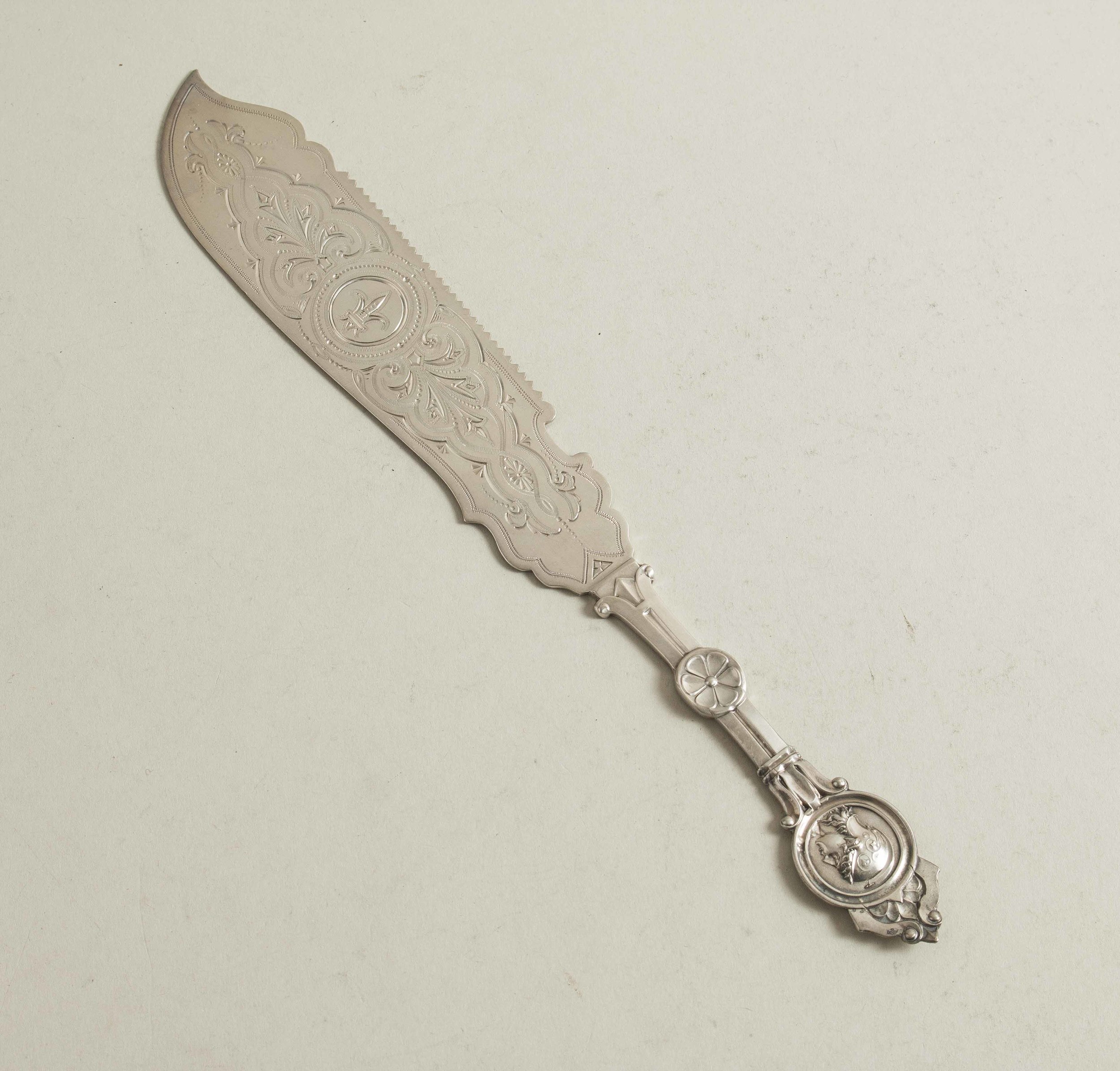 Silver Cake Knife Witherell's Auction House