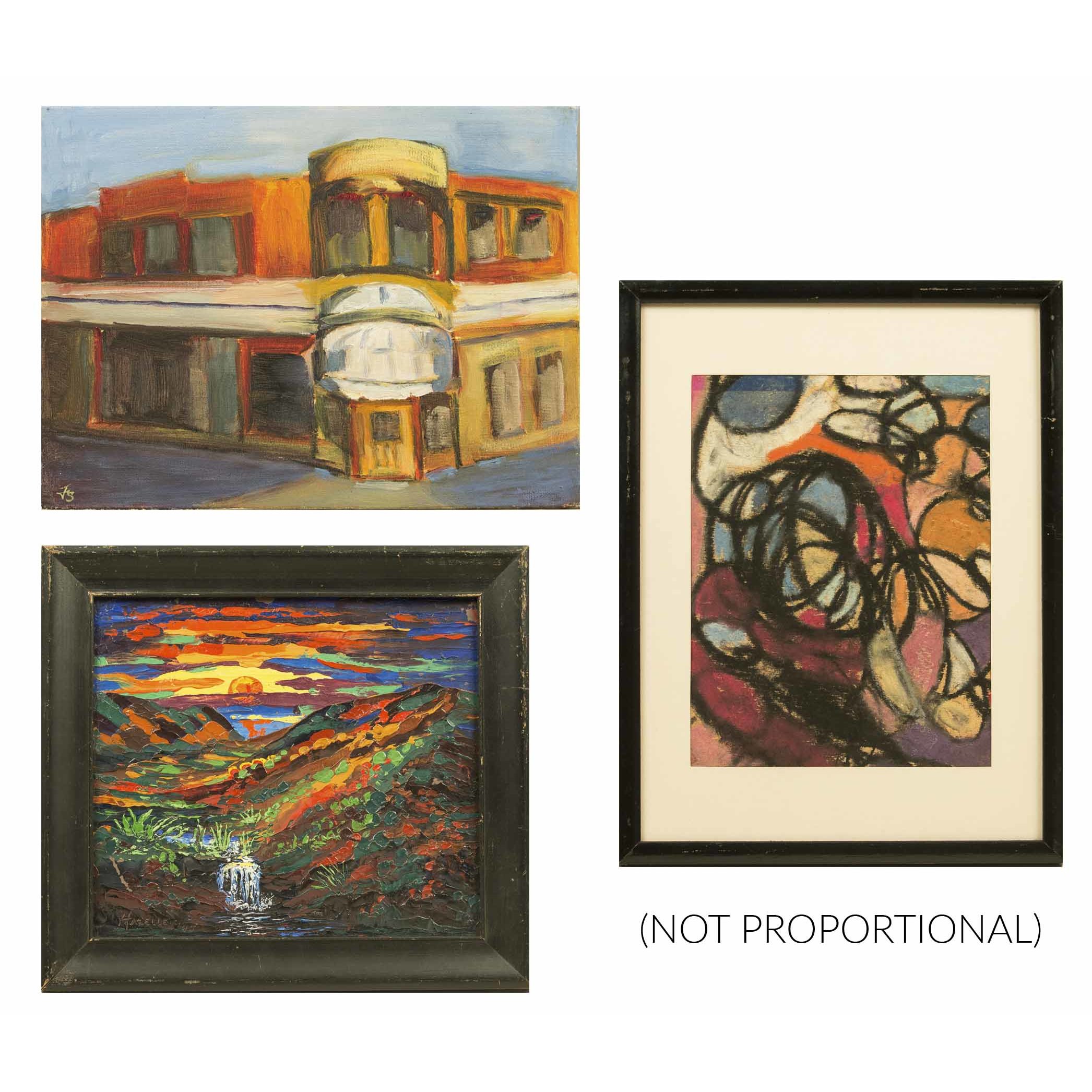 Three Paintings Witherell's Auction House