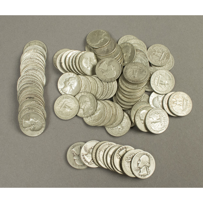 Assorted American Silver Pre1964 Quarters Witherell's Auction House