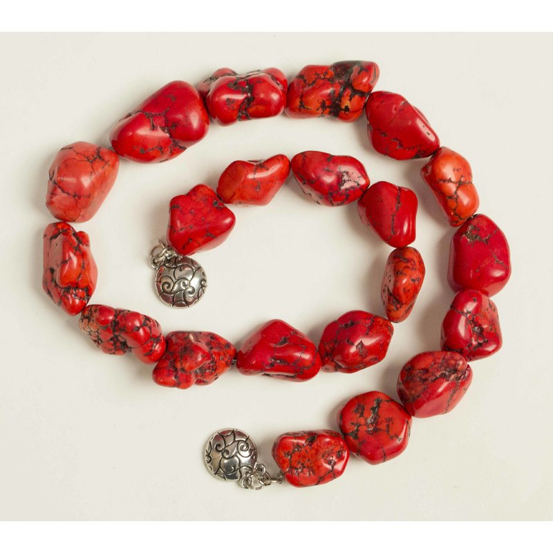 Native American Hardstone Necklace Witherell's Auction House