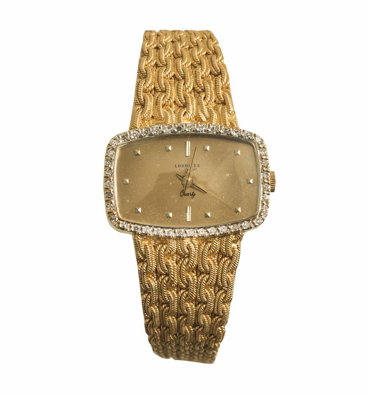 Longines Diamond 18k Watch | Witherell's Auction House