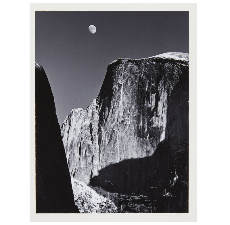 Ansel Adams (1902-1984 )Special Edition Photographic Print "Moon and