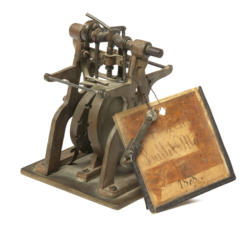 1878 Bullet Making Machine Patent Model, S.L. Loomis Witherell's