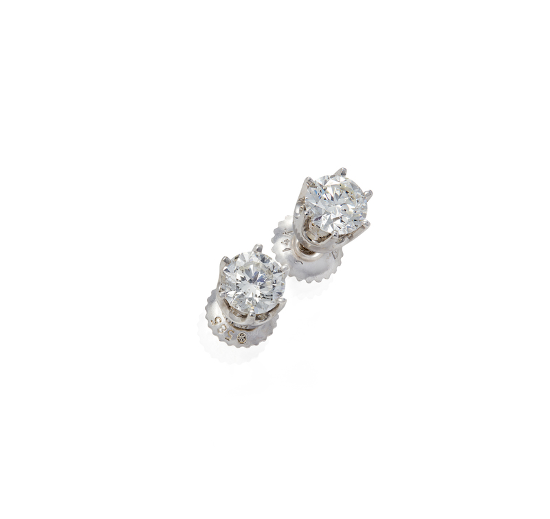 14k Diamond Earrings Witherell's Auction House