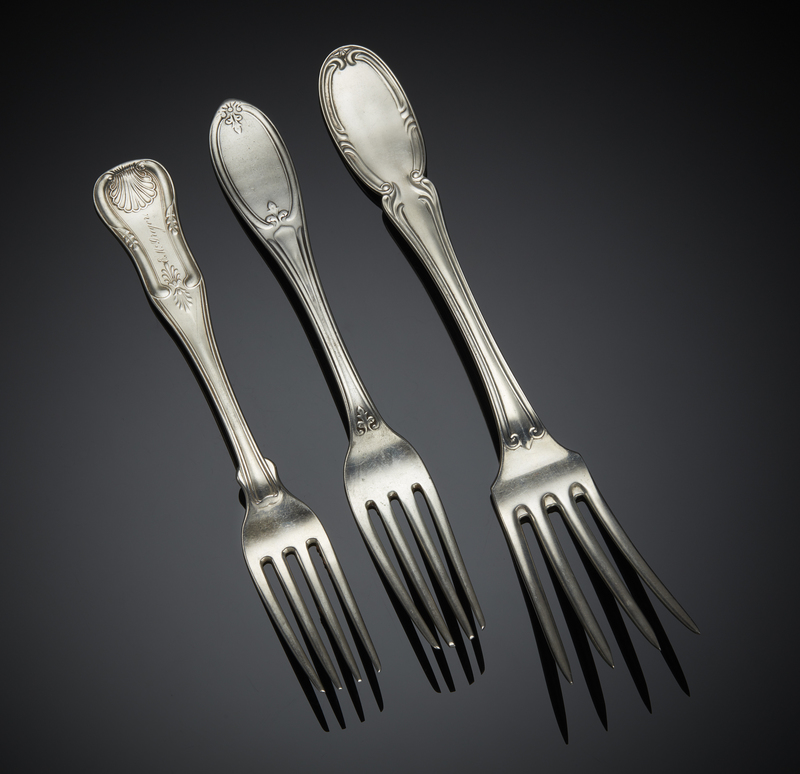 Assorted Silver Forks Witherell's Auction House