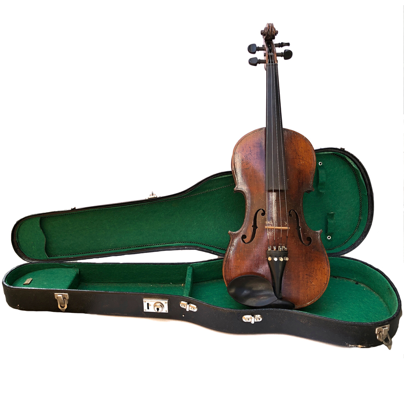 Turn of the Century German Manufactured Copy of Stradivarius Violin Witherell's Auction House Turn of the Century German Manufactured Copy of Stradivarius Violin Witherell's Auction House