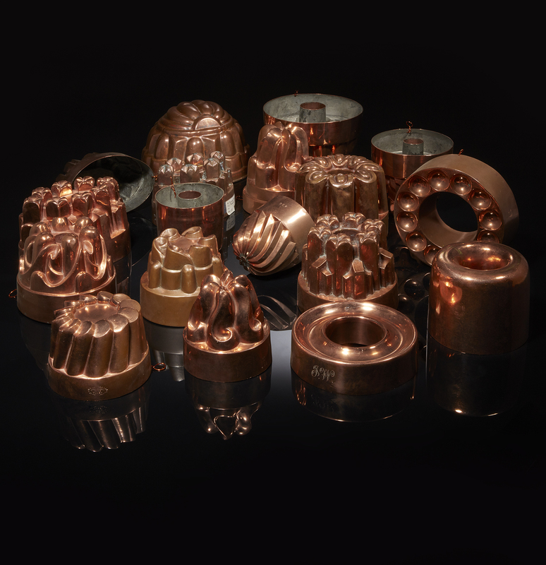 18 Assorted Copper Molds Witherell's Auction House