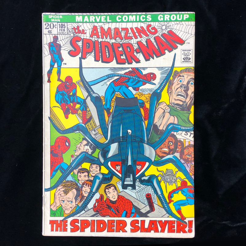 Marvel's Amazing SpiderMan 105, Silver Age comic Witherell's