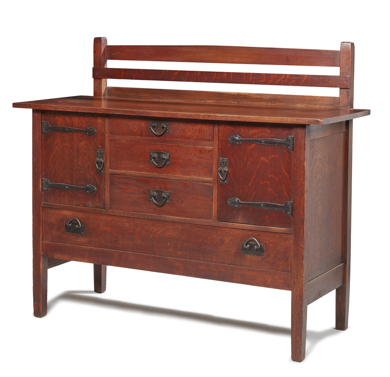 Gustav Stickley Sideboard 814 Witherell's Auction House