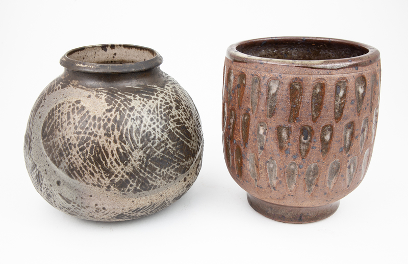 Two Pottery Vessels Witherell's Auction House