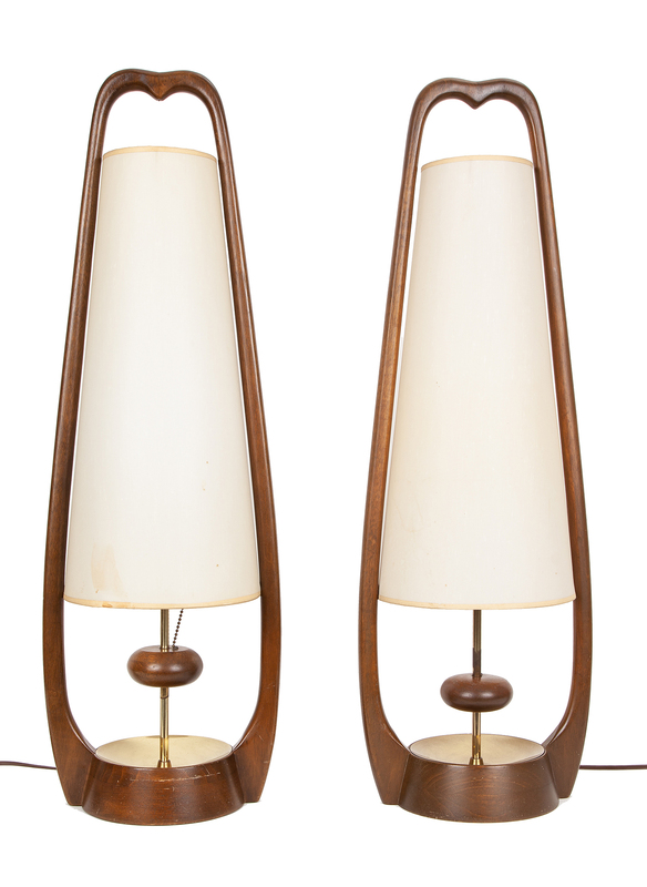 Pair of Danish Modern Table Lamps Witherell's Auction House