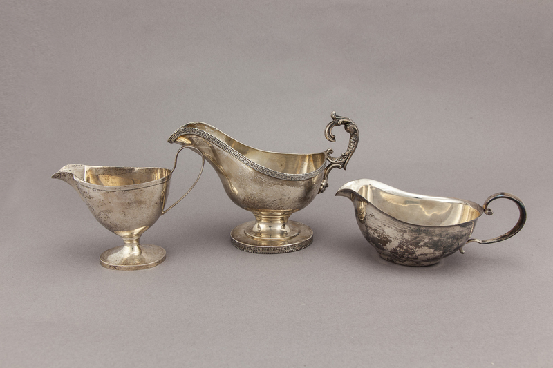 Three Sterling Sauce Boats Witherell's Auction House