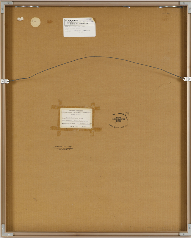 Harold Christopher Davies (18911976) Painting, "Huntsville, Alabama