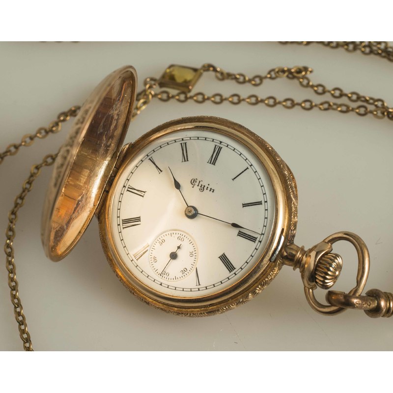 14k Gold Elgin Pocket Watch Witherell's Auction House