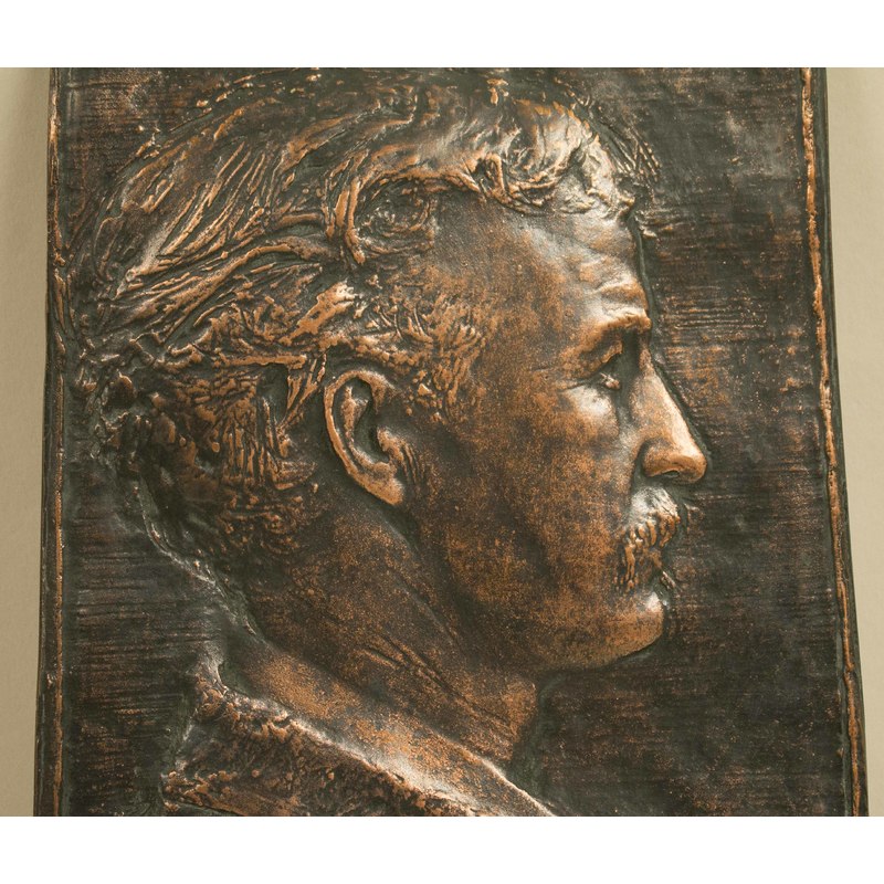 Augustus Saint Gauden (18481907) Copper Relief Portrait of Frances