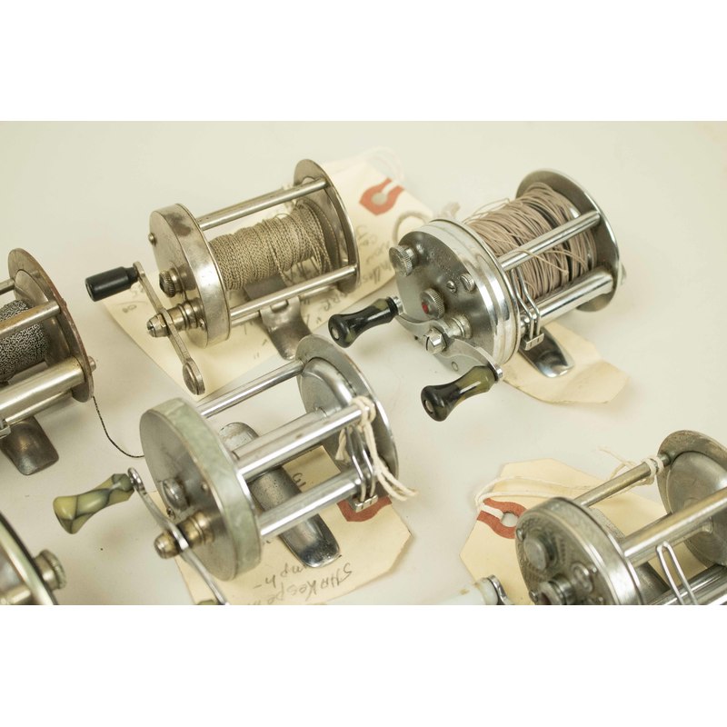 8 Vintage Fishing Reels Witherell's Auction House